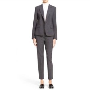 Theory 00 Testra Grey Stretch Wool Pants